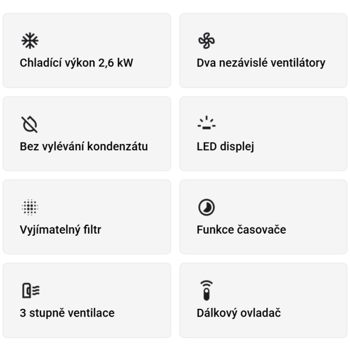 Mobilní klimatizace REMKO MKT 255 Eco S-Line