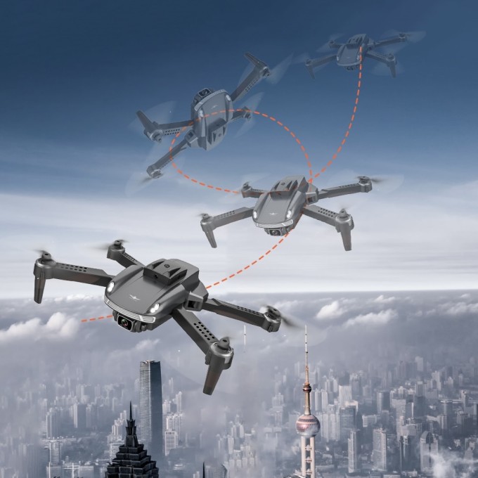 Dron AERIUM KF 4K Dual Camera oranžový - 2 baterie