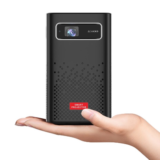 Mini přenosný projektor s baterií AERIUM P8000 DLP Wi-Fi Super Bass