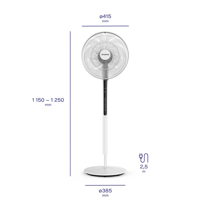 Stojanový ventilátor AERIUM SilentFlow R320