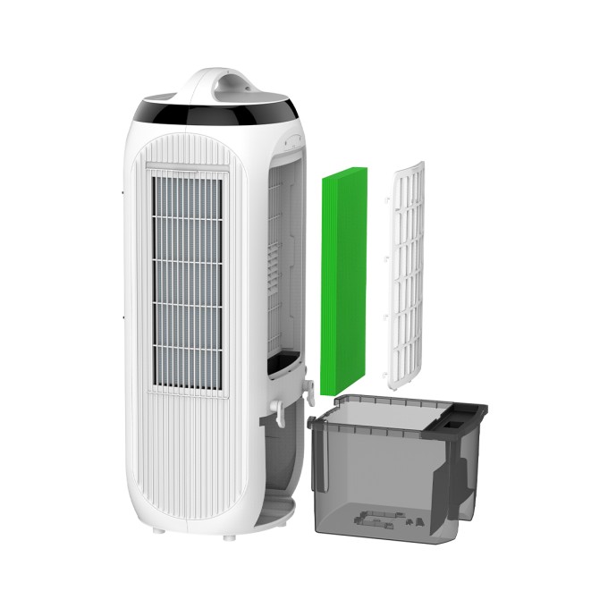 Ochlazovač vzduchu, čistička vzduchu, zvlhčovač a ventilátor AERIUM TotalCare 4in1 H13WIFI