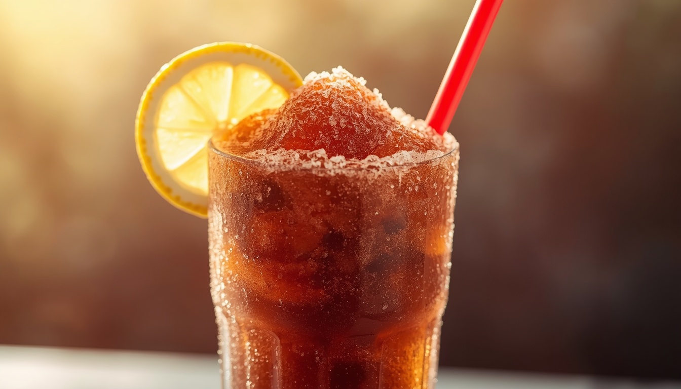 Ledová tříšť z Coca-Coly